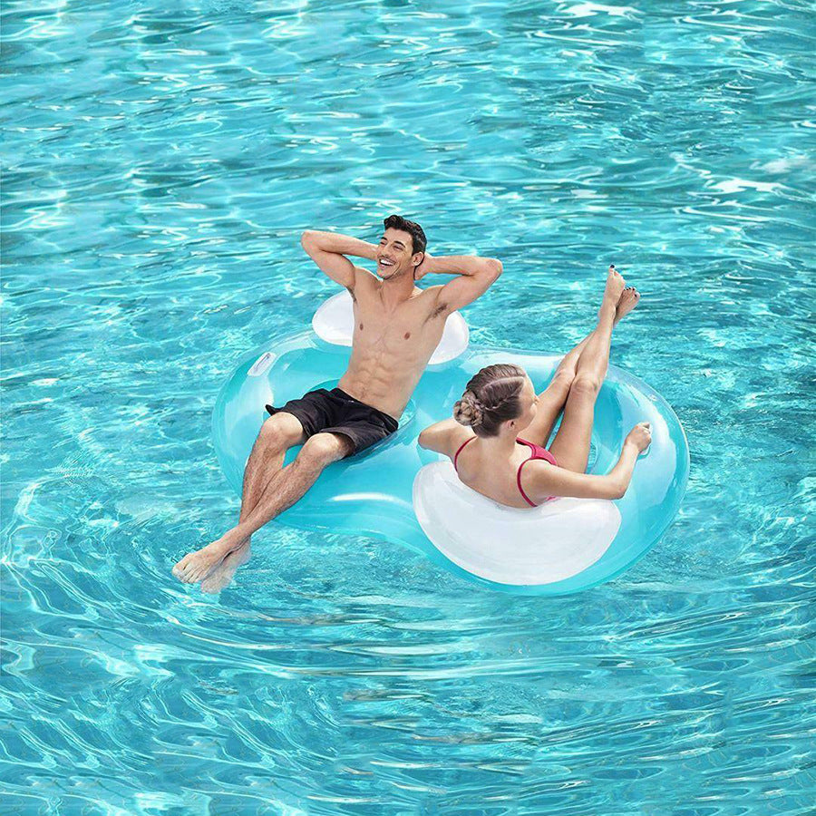 Inflatable Double Armrest Pool Float Sofa Lounge